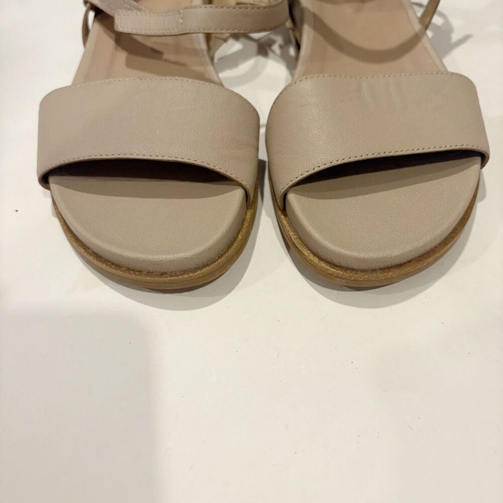 Eileen Fisher Demo Sandals Size 9 Nude Leather $148.00 - Picture 3 of 9